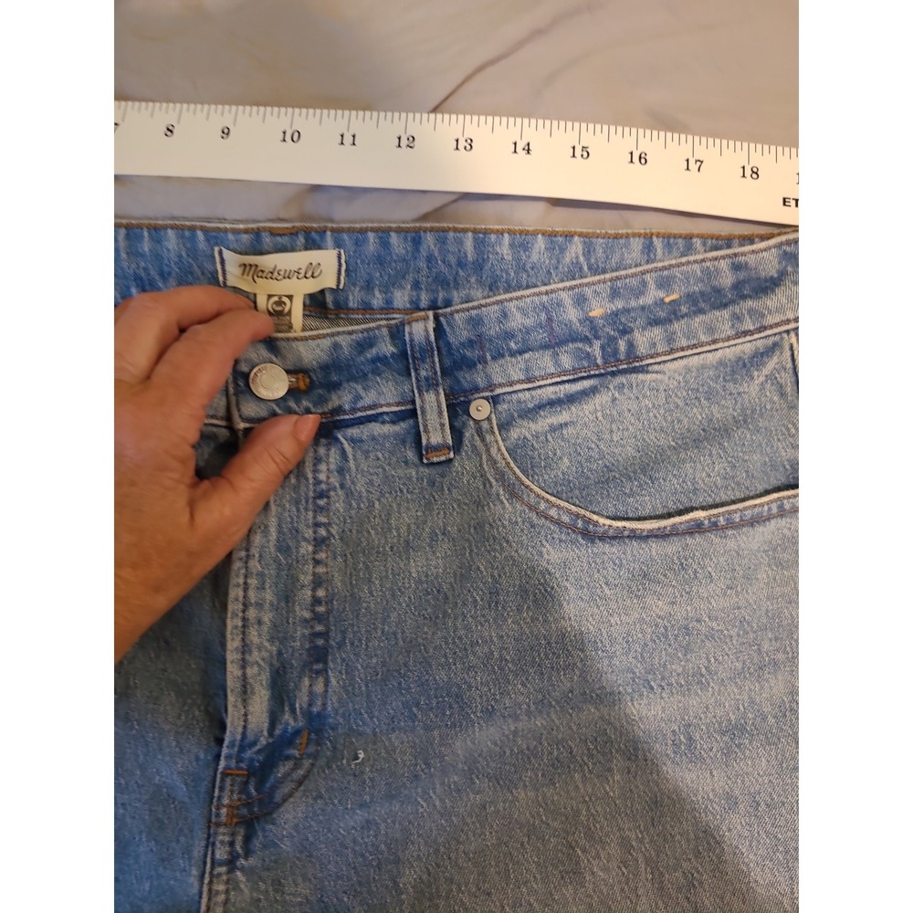 Madewell The Perfect Vintage Wide Leg Jean Women SZ 16W ankle coastal casual - Picture 8 of 12